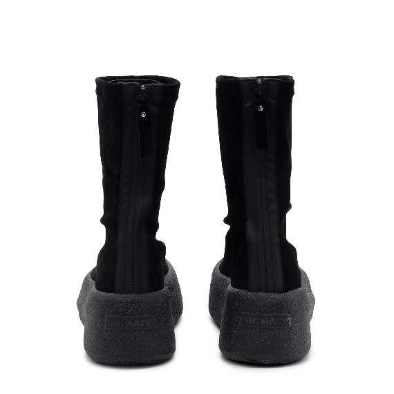 F04 Creepy-Tronchetto crosta stretch nero