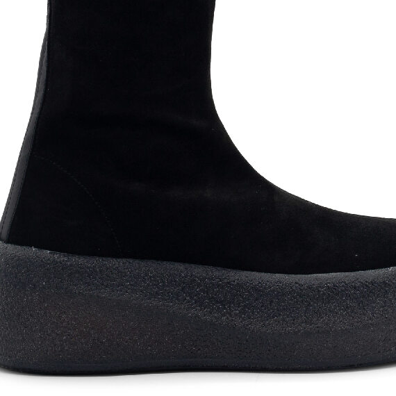 F04 Creepy-Tronchetto crosta stretch nero