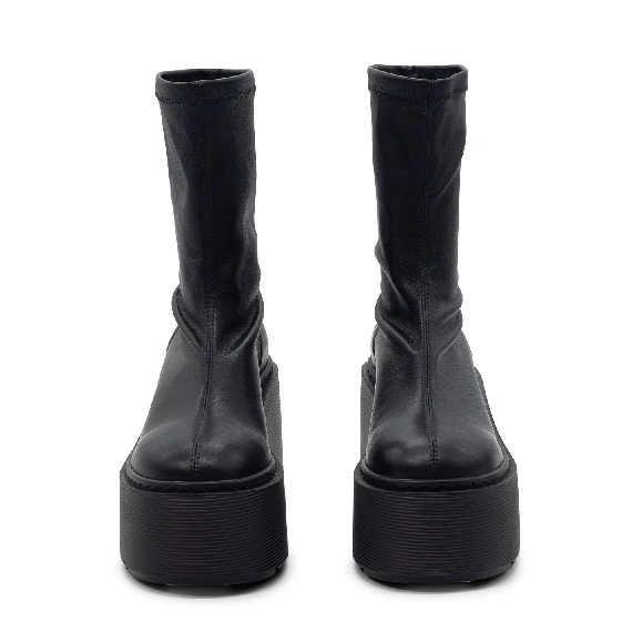 F20 Zeppa Stripy-Tronchetto nero