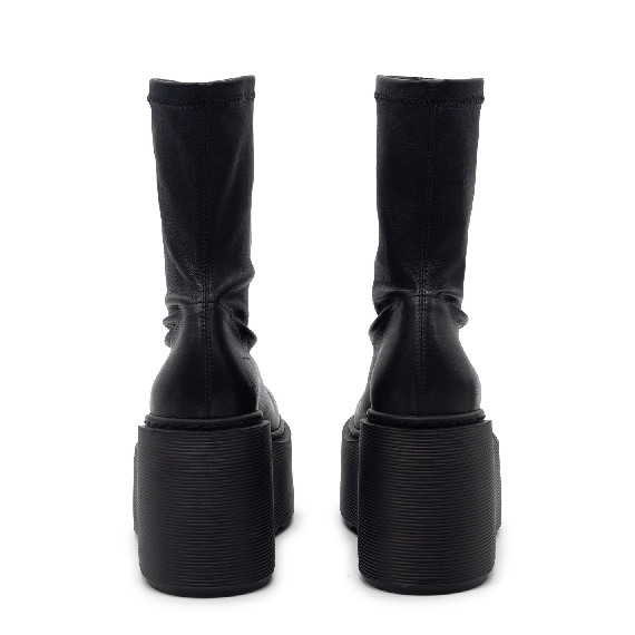 F20 Zeppa Stripy-Tronchetto nero