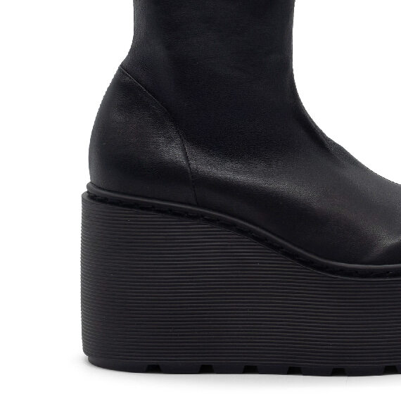 F20 Zeppa Stripy-Tronchetto nero