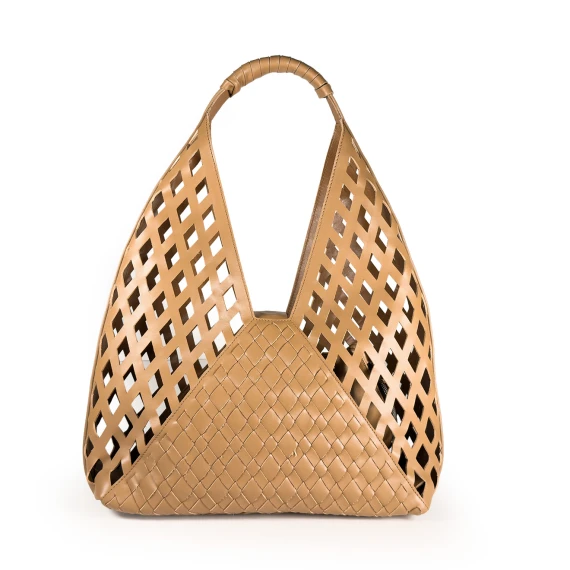 Junko<br>Shopper cuoio